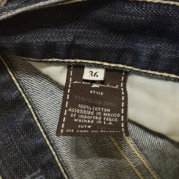 7 For all Mankind Jeans 36 x 32 Pre-Owned - Picture 3 of 9